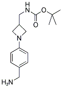 [1-(4-AMINOMETHYL-PHENYL)-AZETIDIN-3-YLMETHYL]-CARBAMIC ACID TERT-BUTYL ESTER Struktur