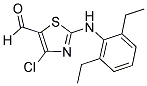 4-CHLORO-2-[(2,6-DIETHYLPHENYL)AMINO]-1,3-THIAZOLE-5-CARBALDEHYDE Struktur