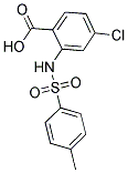 4-CHLORO-2-[[(4-METHYLPHENYL)SULFONYL]AMINO]BENZOIC ACID Struktur