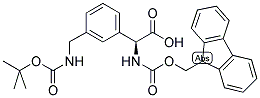 (S)-FMOC-(3-BOC-AMINOMETHYL)-PHENYLGLYCINE Struktur