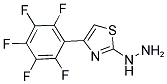 (4-PENTAFLUOROPHENYL-THIAZOL-2-YL)-HYDRAZINE Struktur