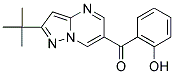 (2-TERT-BUTYLPYRAZOLO[1,5-A]PYRIMIDIN-6-YL)(2-HYDROXYPHENYL)METHANONE Struktur