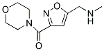 N-METHYL[3-(4-MORPHOLINYLCARBONYL)-5-ISOXAZOLYL]METHANAMINE Struktur