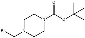 4-(2-BROMOMETHYL)-1-PIPERAZINECARBOXYLIC ACID, 1,1-DIMETHYLETHYL ESTER Struktur