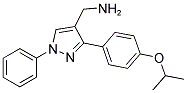 [3-(4-ISOPROPOXYPHENYL)-1-PHENYL-1H-PYRAZOL-4-YL]METHYLAMINE Struktur