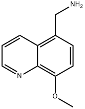 C-(8-METHOXY-QUINOLIN-5-YL)-METHYLAMINE Struktur