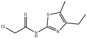 2-CHLORO-N-(4-ETHYL-5-METHYL-THIAZOL-2-YL)-ACETAMIDE Struktur