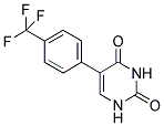 5-[4-(TRIFLUOROMETHYL)PHENYL]-2,4(1H,3H)- PYRIMIDINEDIONE Struktur