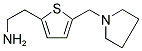 2-[5-(1-PYRROLIDINYLMETHYL)-2-THIENYL]ETHANAMINE Struktur