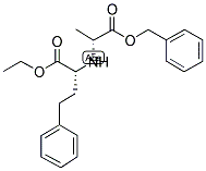 (-)-N-(1-R-ETHOXYCARBONXYL-3-PHENYLPROPYL)-R-ALANINE, BENZYL ESTER Struktur