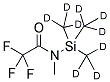 N-METHYL-N-(TRIMETHYL-D9-SILYL)TRIFLUOROACETAMIDE Struktur