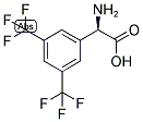 (R)-AMINO-(3,5-BIS-TRIFLUOROMETHYL-PHENYL)-ACETIC ACID Struktur