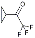 1-CYCLOPROPYL-2,2,2-TRIFLUORO-ETHANONE Struktur