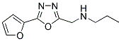 N-[[5-(2-FURYL)-1,3,4-OXADIAZOL-2-YL]METHYL]-N-PROPYLAMINE Struktur