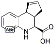 (3AR,4S,9BS)-3A,4,5,9B-TETRAHYDRO-3H-CYCLOPENTA[C]QUINOLINE-4-CARBOXYLIC ACID Struktur