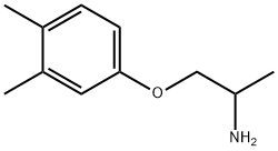 1-(3,4-DIMETHYLPHENOXY)-2-PROPANAMINE Struktur