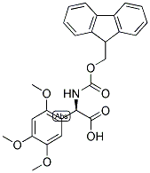 (R)-[(9H-FLUOREN-9-YLMETHOXYCARBONYLAMINO)]-(2,4,5-TRIMETHOXY-PHENYL)-ACETIC ACID Struktur