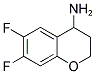 6,7-DIFLUORO-CHROMAN-4-YLAMINE Struktur