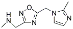 N-METHYL-1-(5-[(2-METHYL-1H-IMIDAZOL-1-YL)METHYL]-1,2,4-OXADIAZOL-3-YL)METHANAMINE Struktur