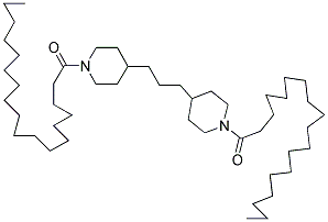 1-(4-[3-(1-OCTADECANOYL-PIPERIDIN-4-YL)-PROPYL]-PIPERIDIN-1-YL)-OCTADECAN-1-ONE Struktur