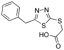 [(5-BENZYL-1,3,4-THIADIAZOL-2-YL)SULFANYL]ACETIC ACID Struktur