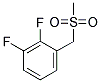 2,3-DIFLUOROBENZYLMETHYLSULFONE Struktur