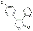 4-(4-CHLOROPHENYL)-3-THIEN-2-YLFURAN-2(5H)-ONE Struktur