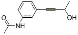 N-[3-(3-HYDROXY-1-BUTYNYL)PHENYL]ACETAMIDE Struktur