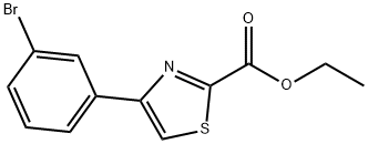 4-(3-BROMO-PHENYL)-THIAZOLE-2-CARBOXYLIC ACID ETHYL ESTER price.