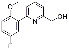 [6-(5-FLUORO-2-METHOXYPHENYL)PYRIDIN-2-YL]METHANOL Struktur