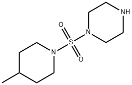 1-(4-METHYL-PIPERIDINE-1-SULFONYL)-PIPERAZINE Struktur