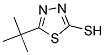 5-TERT-BUTYL-1,3,4-THIADIAZOL-2-YL HYDROSULFIDE Struktur