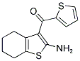 (2-AMINO-4,5,6,7-TETRAHYDRO-1-BENZOTHIEN-3-YL)(THIEN-2-YL)METHANONE Struktur