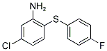 5-CHLORO-2-[(4-FLUOROPHENYL)THIO]ANILINE Struktur