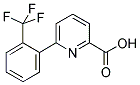 6-[2-(TRIFLUOROMETHYL)PHENYL]PYRIDINE-2-CARBOXYLIC ACID Struktur