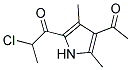 1-(4-ACETYL-3,5-DIMETHYL-1H-PYRROL-2-YL)-2-CHLOROPROPAN-1-ONE Struktur