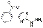 [4-(2-NITRO-PHENYL)-THIAZOL-2-YL]-HYDRAZINE Struktur