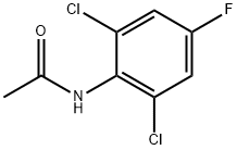 2',6'-DICHLORO-4'-FLUOROACETANILIDE Struktur