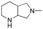 6-METHYL-OCTAHYDRO-PYRROLO[3,4-B]PYRIDINE Struktur