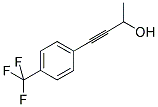 4-[4-(TRIFLUOROMETHYL)PHENYL]-3-BUTYN-2-OL Struktur