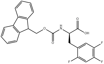 FMOC-D-2,4,5-TRIFLUOROPHE Struktur