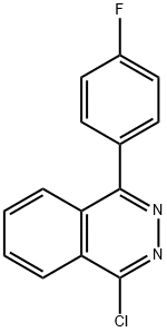 1-CHLORO-4-(4-FLUOROPHENYL)PHTHALAZINE Struktur