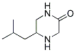 5-ISOBUTYL-PIPERAZIN-2-ONE Struktur