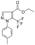 ETHYL 5-(TRIFLUOROMETHYL)-1-P-TOLYL-1H-PYRAZOLE-4-CARBOXYLATE Struktur