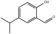 2-HYDROXY-5-ISOPROPYL-BENZALDEHYDE Struktur