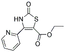 2-OXO-4-PYRIDIN-2-YL-2,3-DIHYDRO-THIAZOLE-5-CARBOXYLIC ACID ETHYL ESTER Struktur