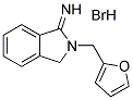 2-(2-FURYLMETHYL)ISOINDOLIN-1-IMINE HYDROBROMIDE Struktur