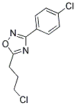 3-(4-CHLOROPHENYL)-5-(3-CHLOROPROPYL)-1,2,4-OXADIAZOLE Struktur