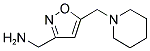 [5-(1-PIPERIDINYLMETHYL)-3-ISOXAZOLYL]METHANAMINE Struktur