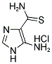 5-AMINO-1H-IMIDAZOLE-4-CARBOTHIOAMIDE HYDROCHLORIDE Struktur